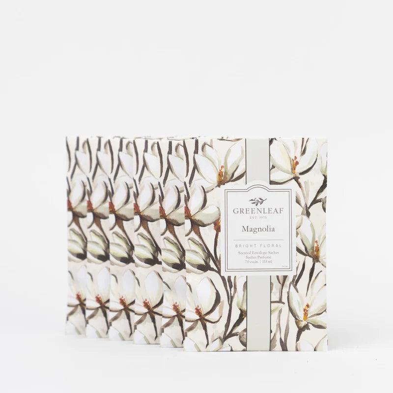 Six Pack of Magnolia Large Sachets Greenleaf Gifts